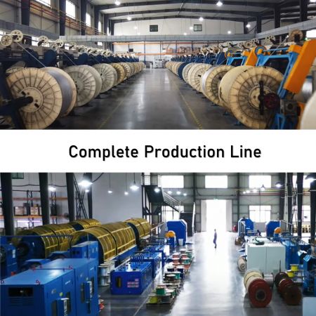 garis produksi kabel industri pabrik CRXCONEC